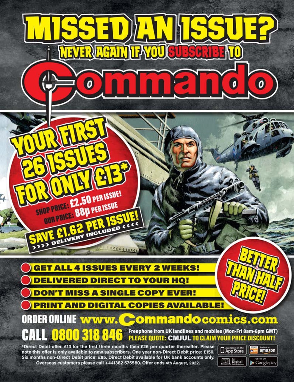 Commando Preview Pages