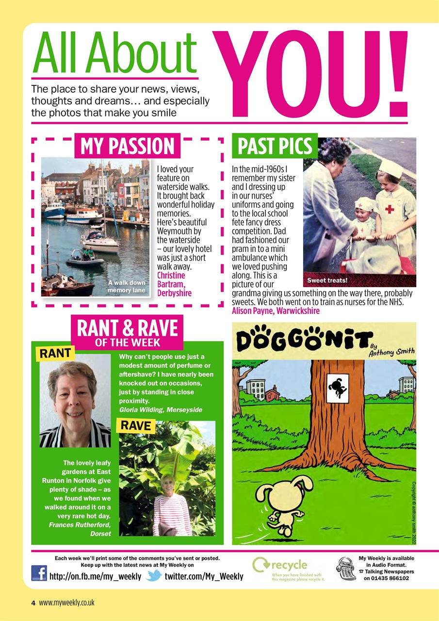 My Weekly Preview Pages