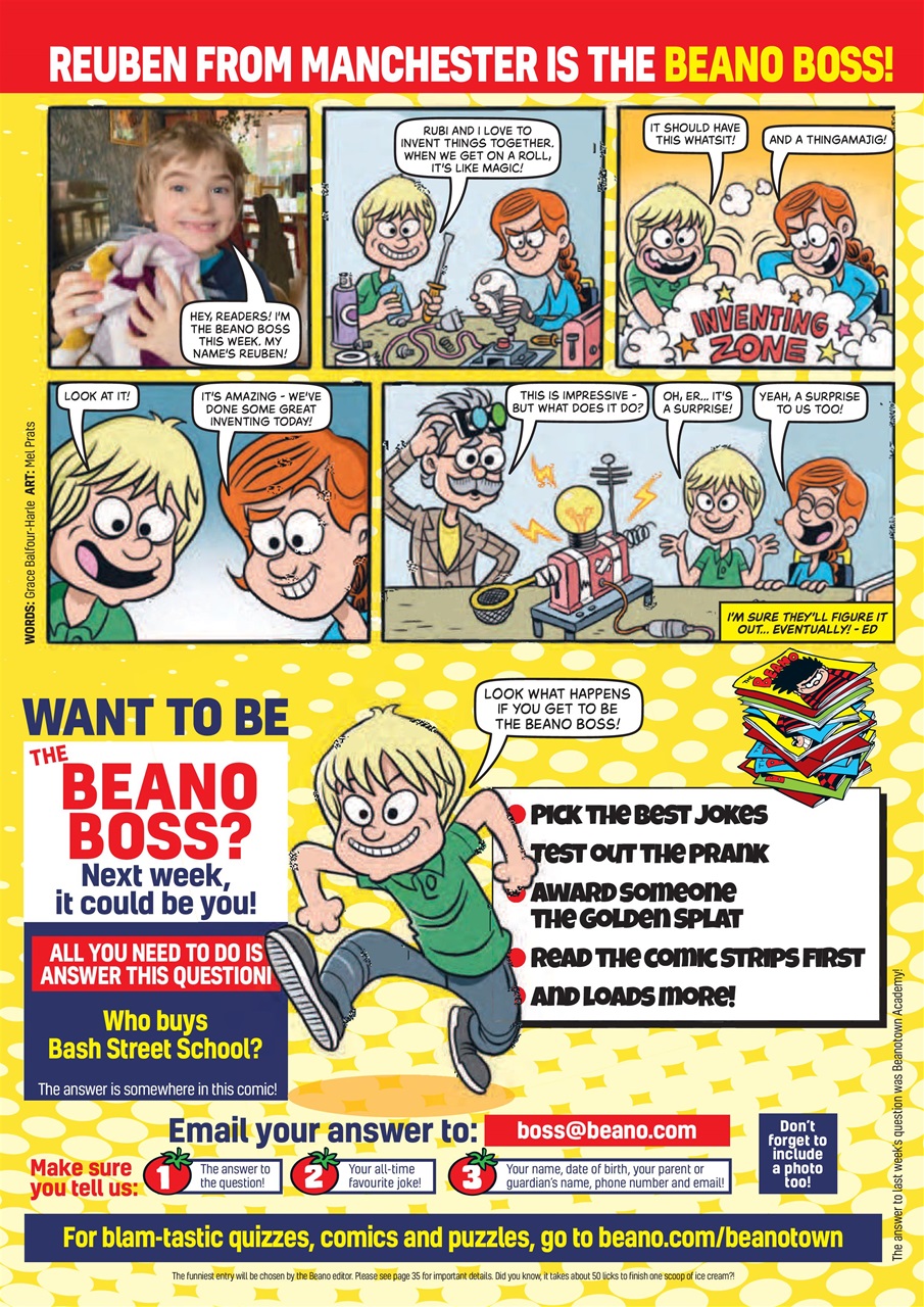 Beano Preview Pages
