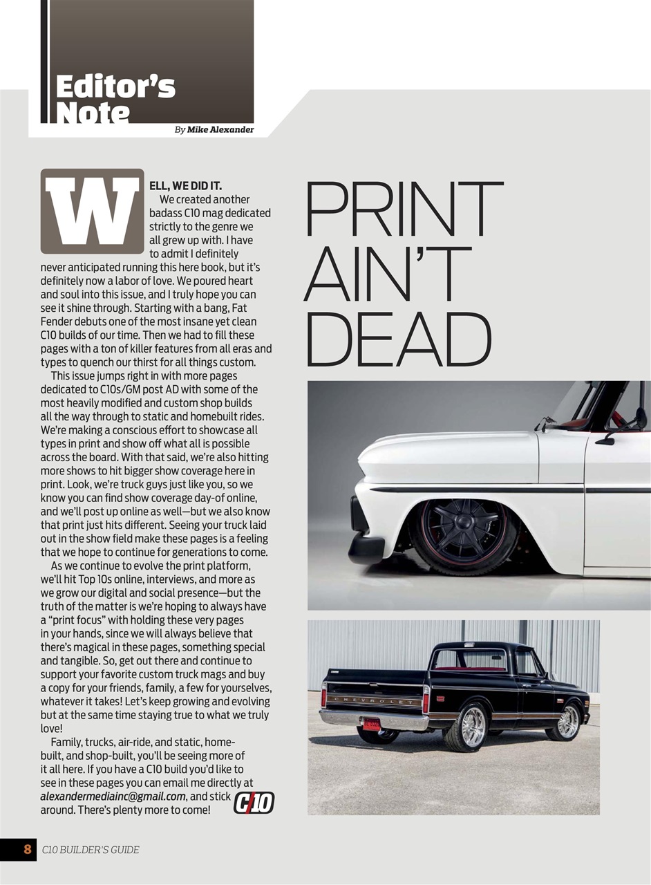 C10 Builder's Guide Preview Pages