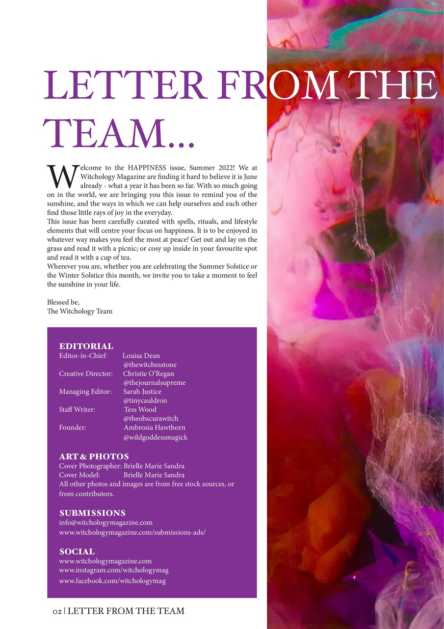 Witchology Magazine Preview Pages