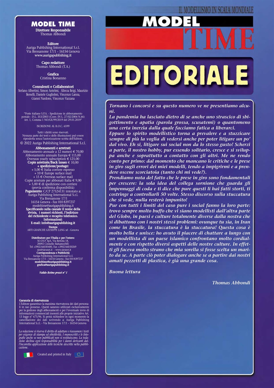 Model Time Preview Pages