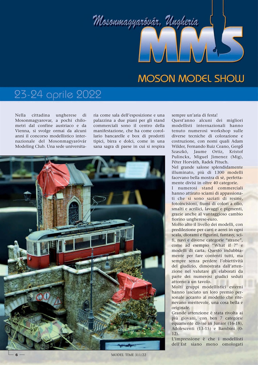 Model Time Preview Pages