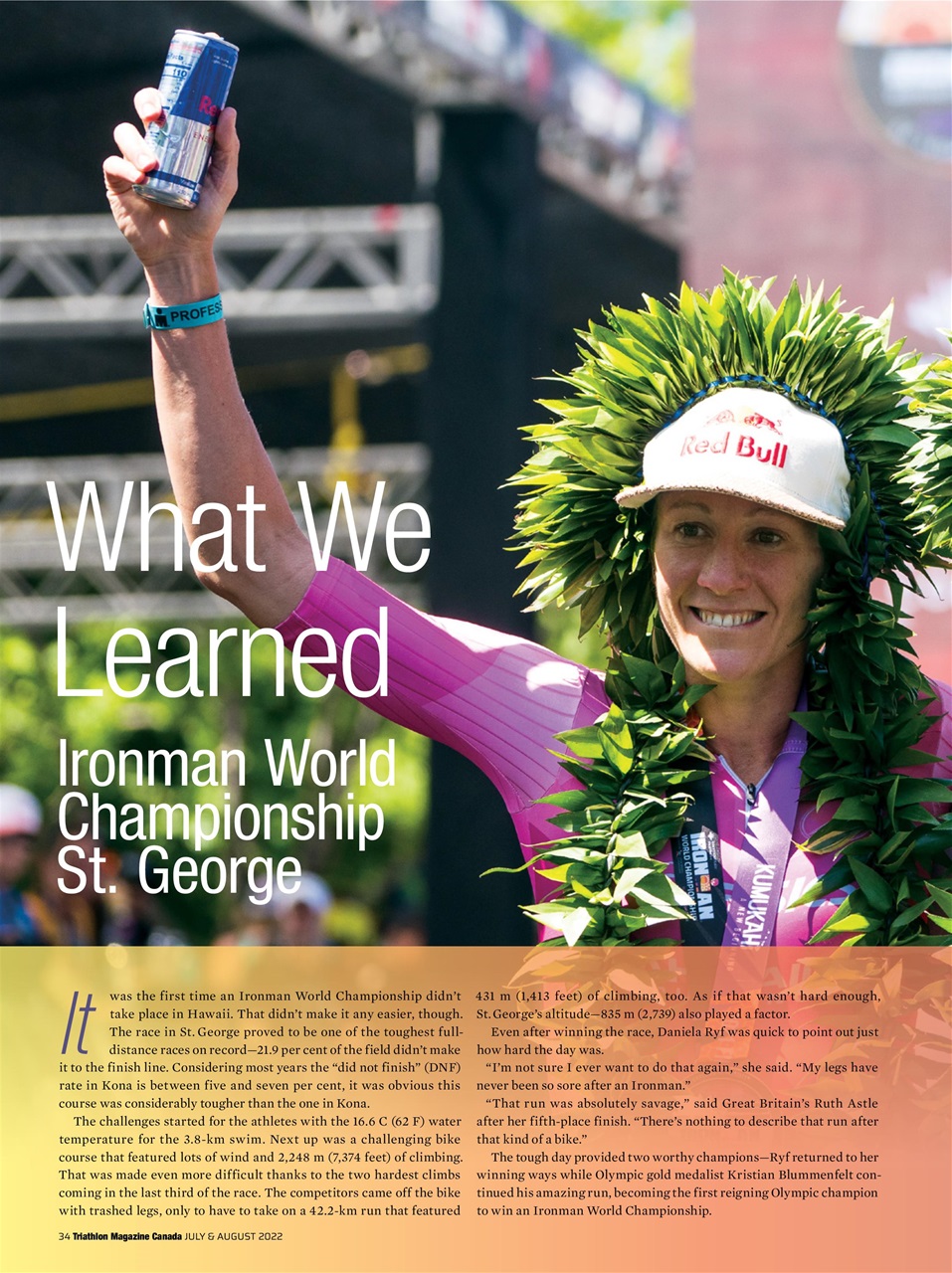Triathlon Magazine Canada Preview Pages