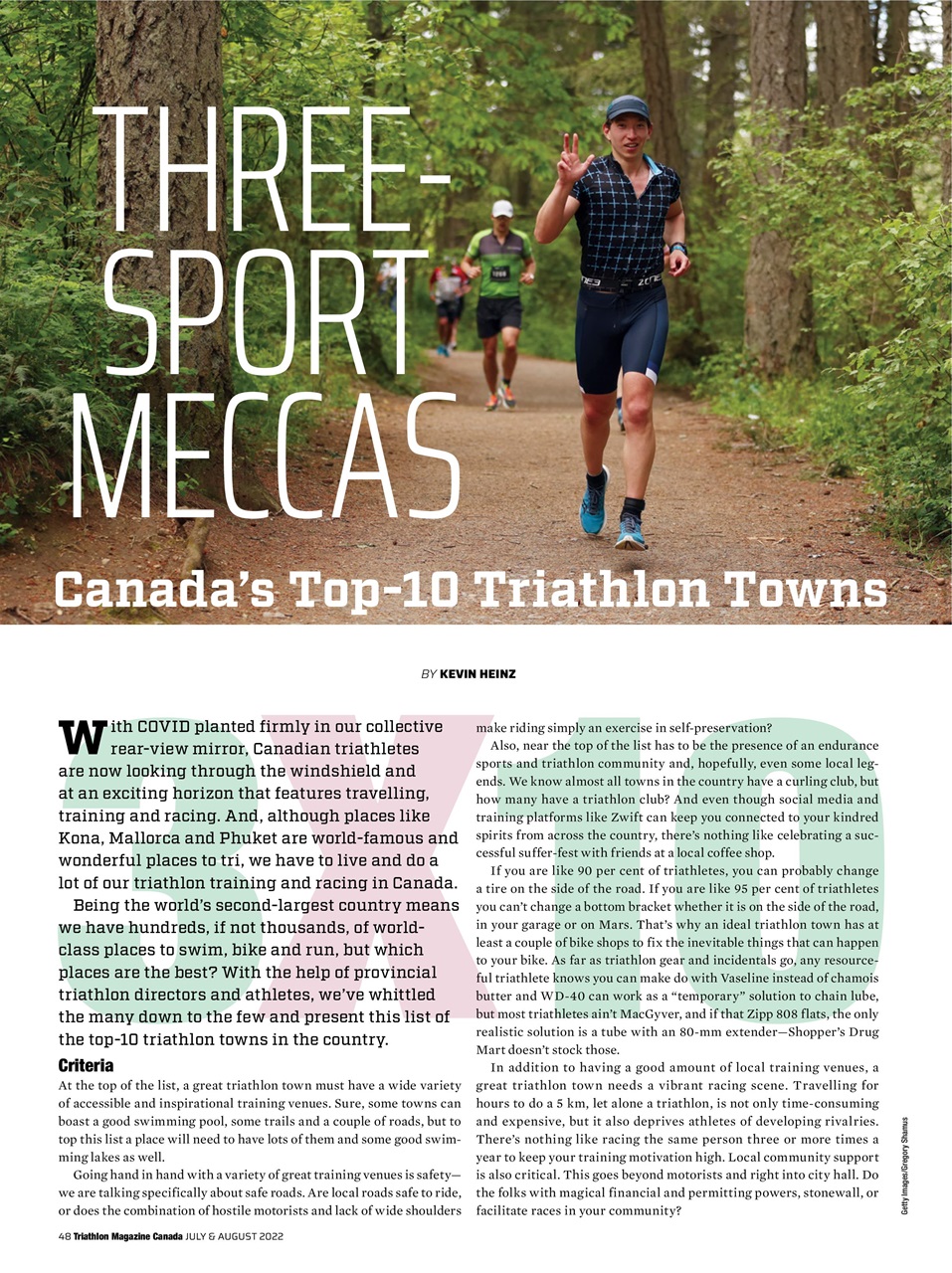 Triathlon Magazine Canada Preview Pages
