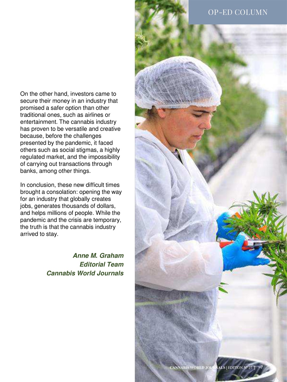 Cannabis World Journals Preview Pages