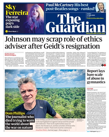 The Guardian Newspaper issue Friday, June 17, 2022