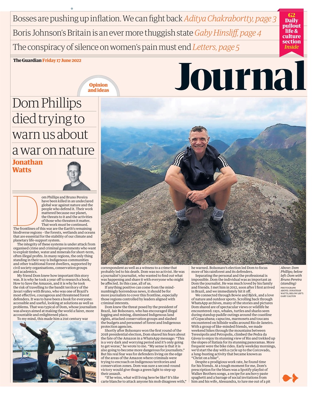 The Guardian Newspaper Preview Pages