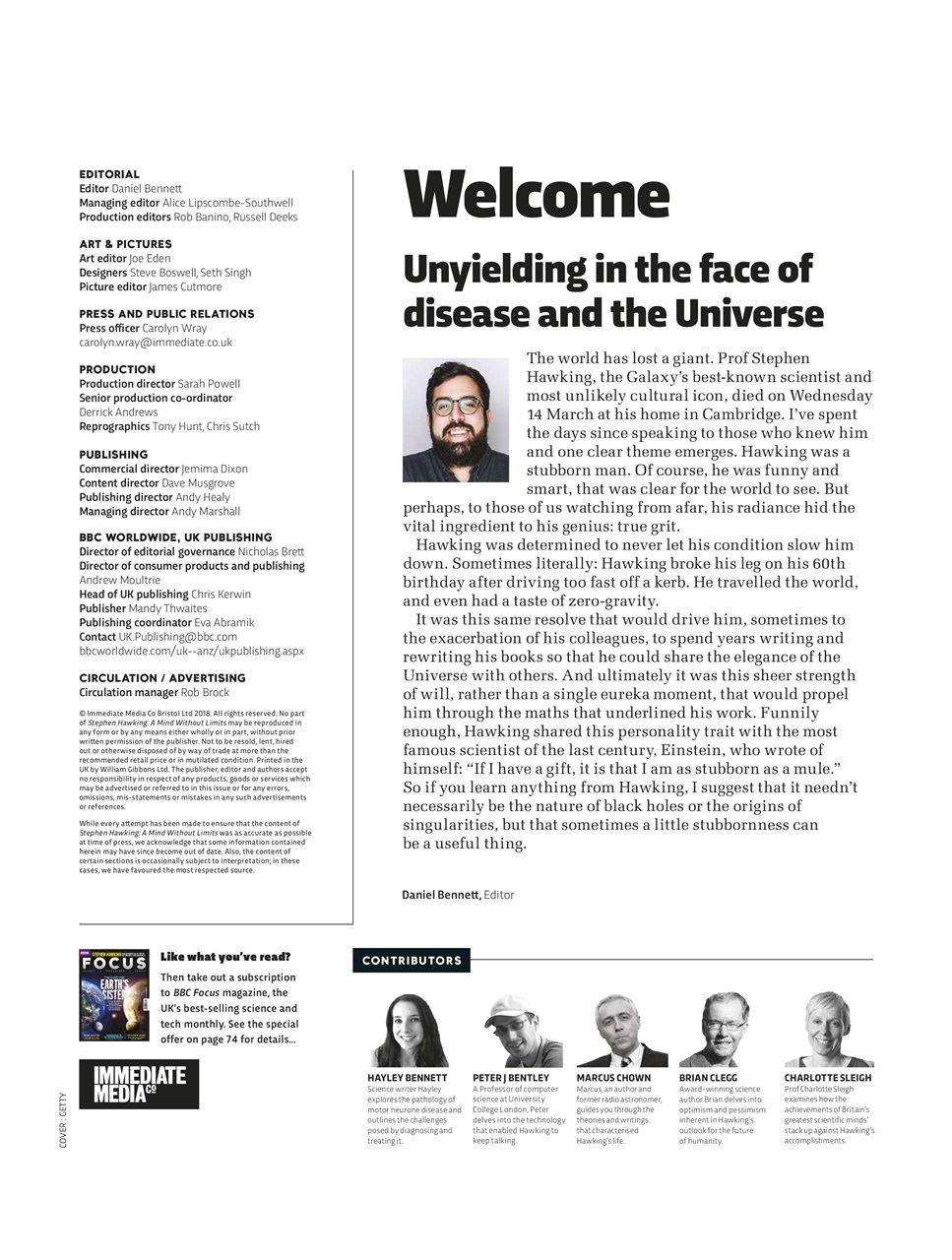 BBC Science Focus Magazine Preview Pages