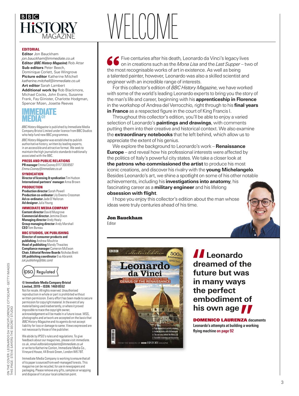 History Extra Magazine Preview Pages