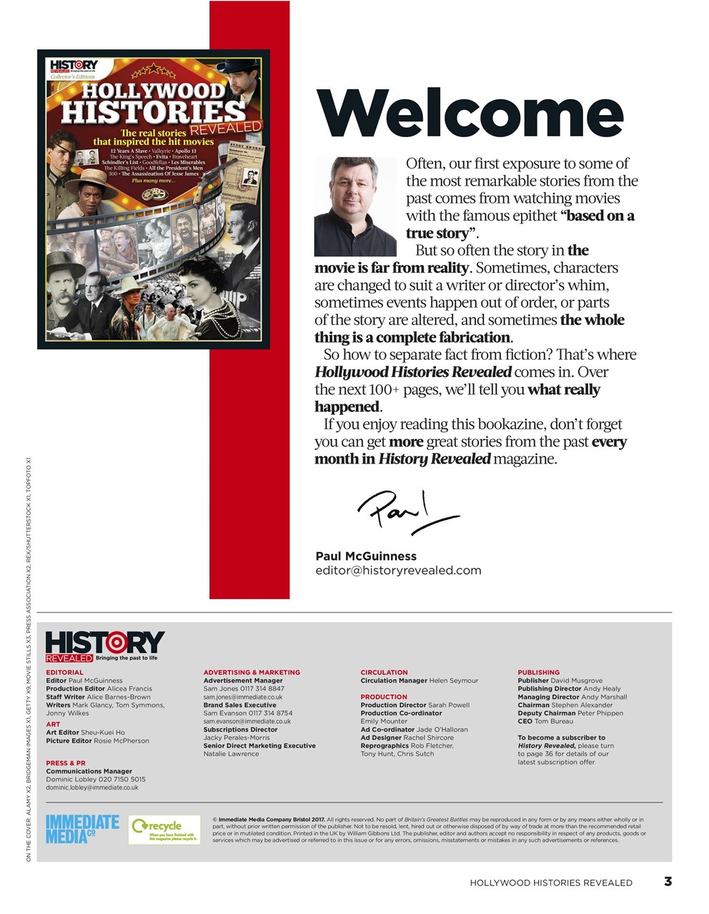 BBC History Revealed Magazine Preview Pages