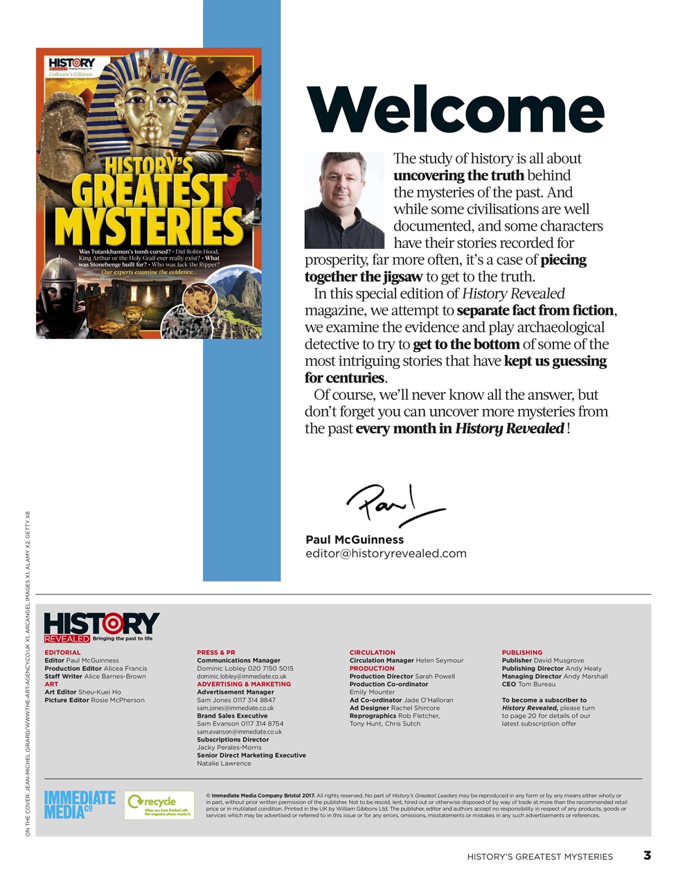 BBC History Revealed Magazine Preview Pages