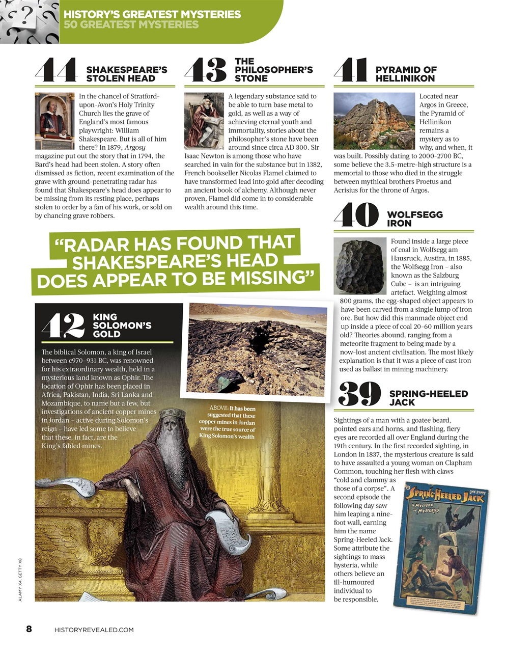 BBC History Revealed Magazine Preview Pages