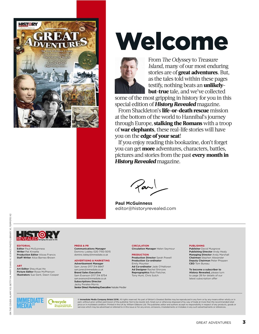 BBC History Revealed Magazine Preview Pages