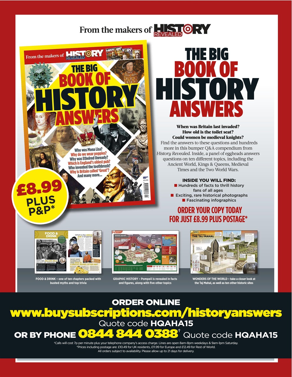 BBC History Revealed Magazine Preview Pages