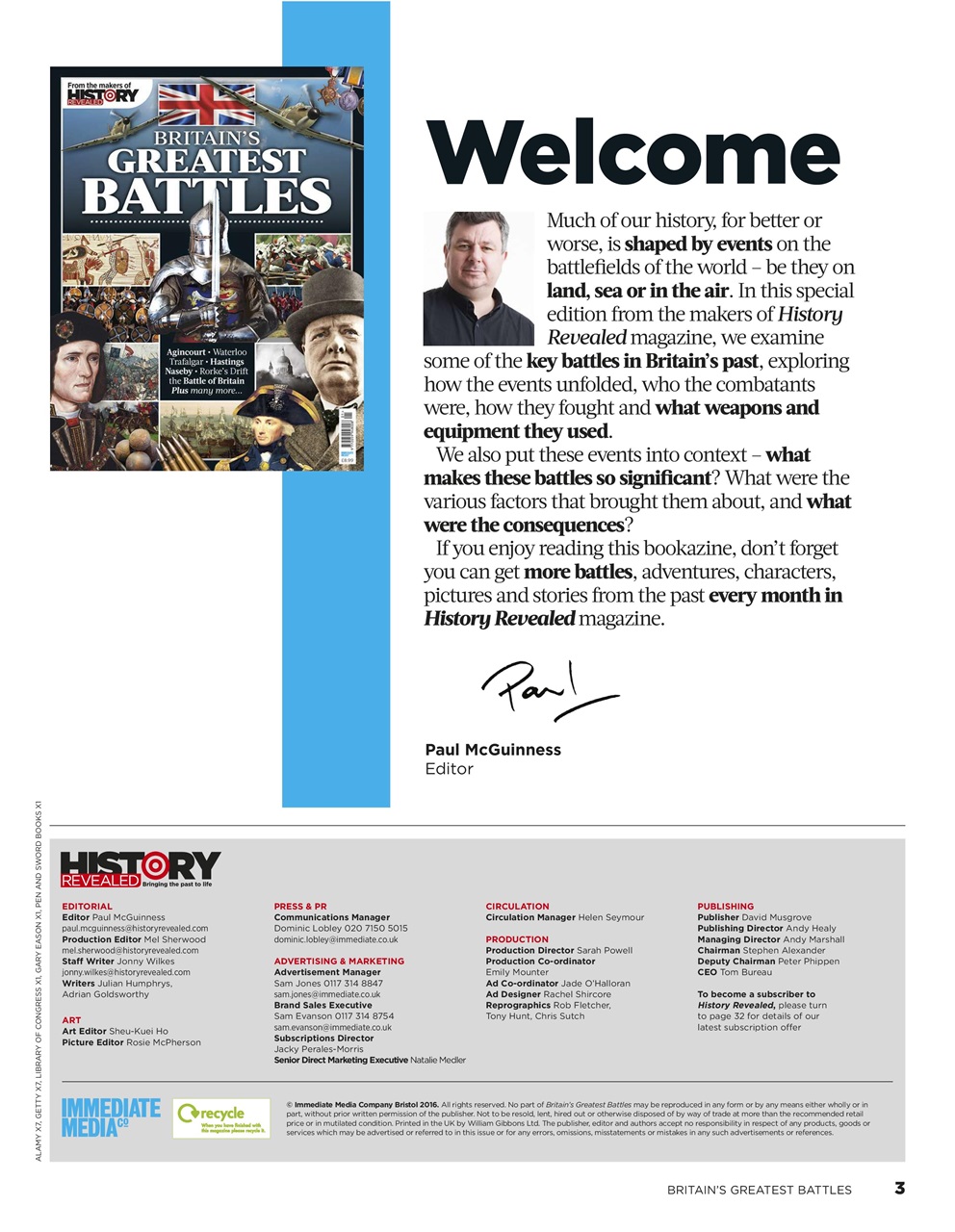 BBC History Revealed Magazine Preview Pages