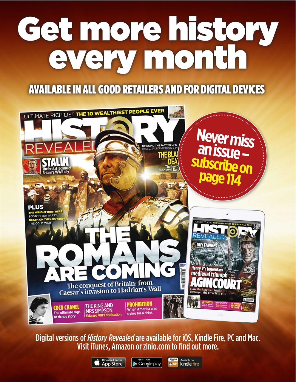 BBC History Revealed Magazine Preview Pages