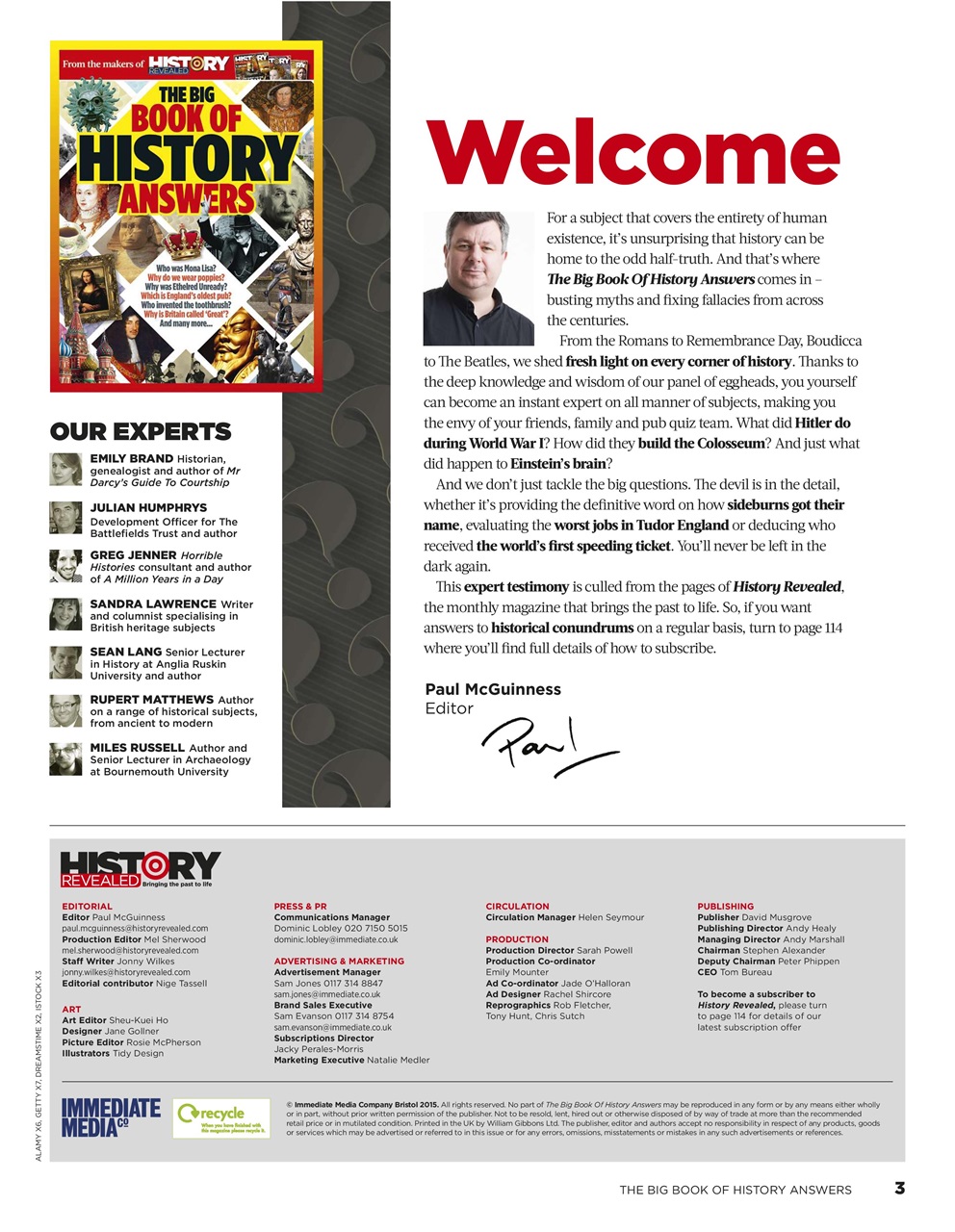 BBC History Revealed Magazine Preview Pages