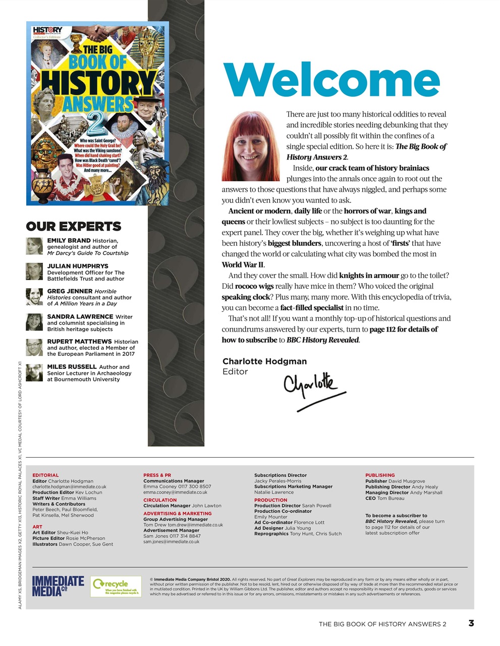 BBC History Revealed Magazine Preview Pages