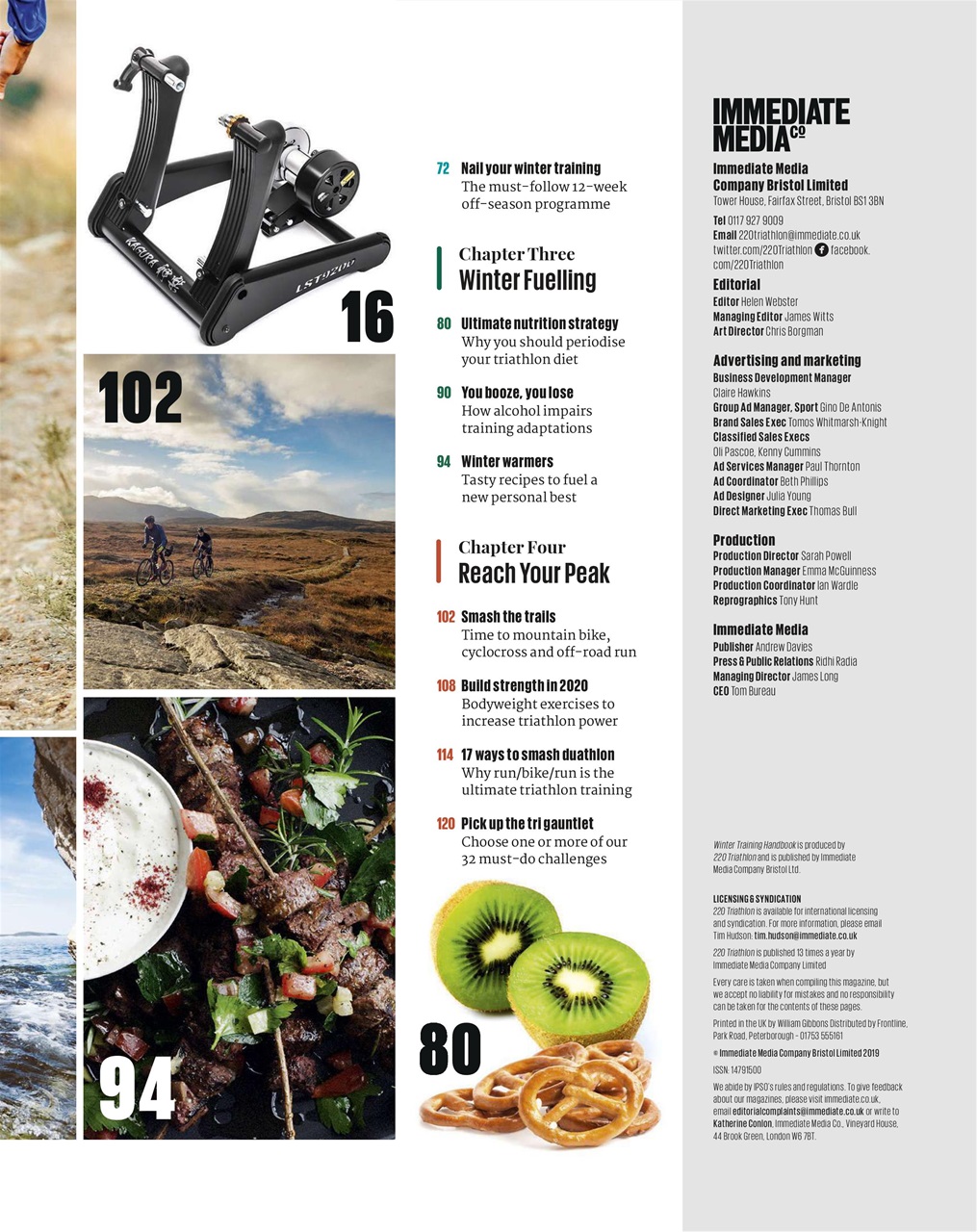 220 Triathlon Magazine Preview Pages