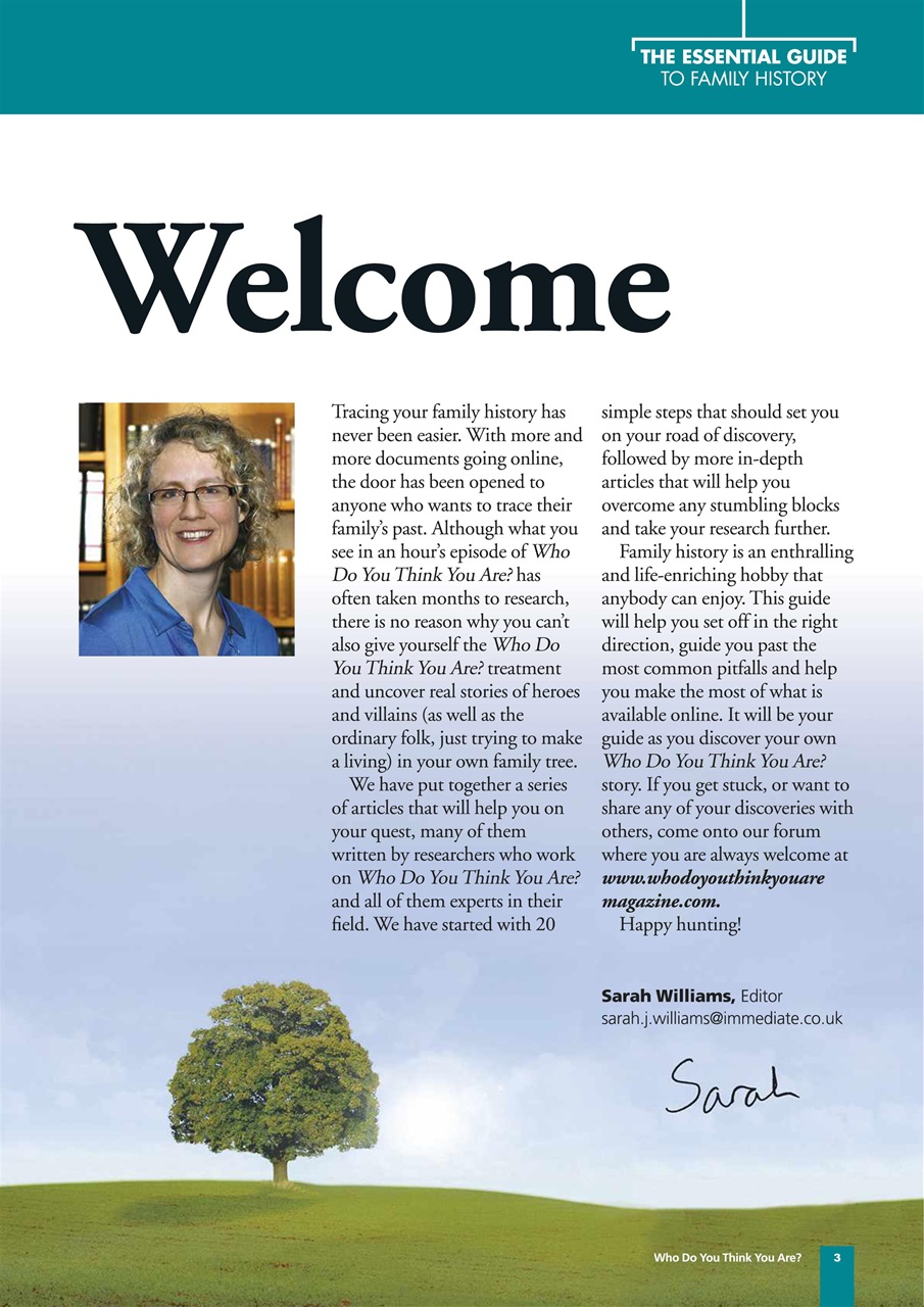 Who Do You Think You Are? Preview Pages