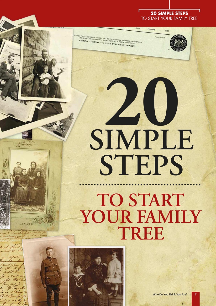 Who Do You Think You Are? Preview Pages