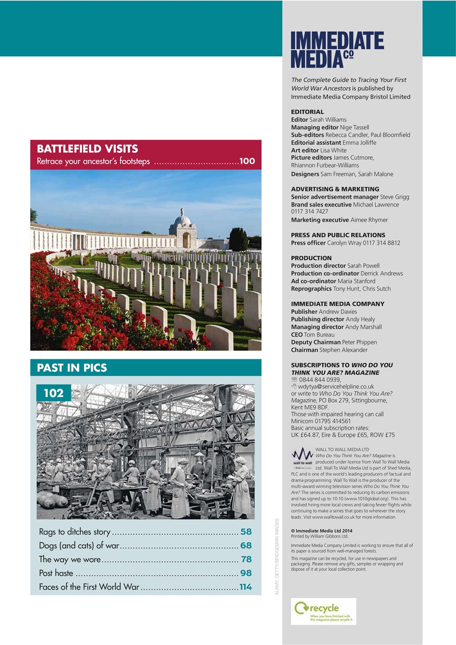 Who Do You Think You Are? Preview Pages