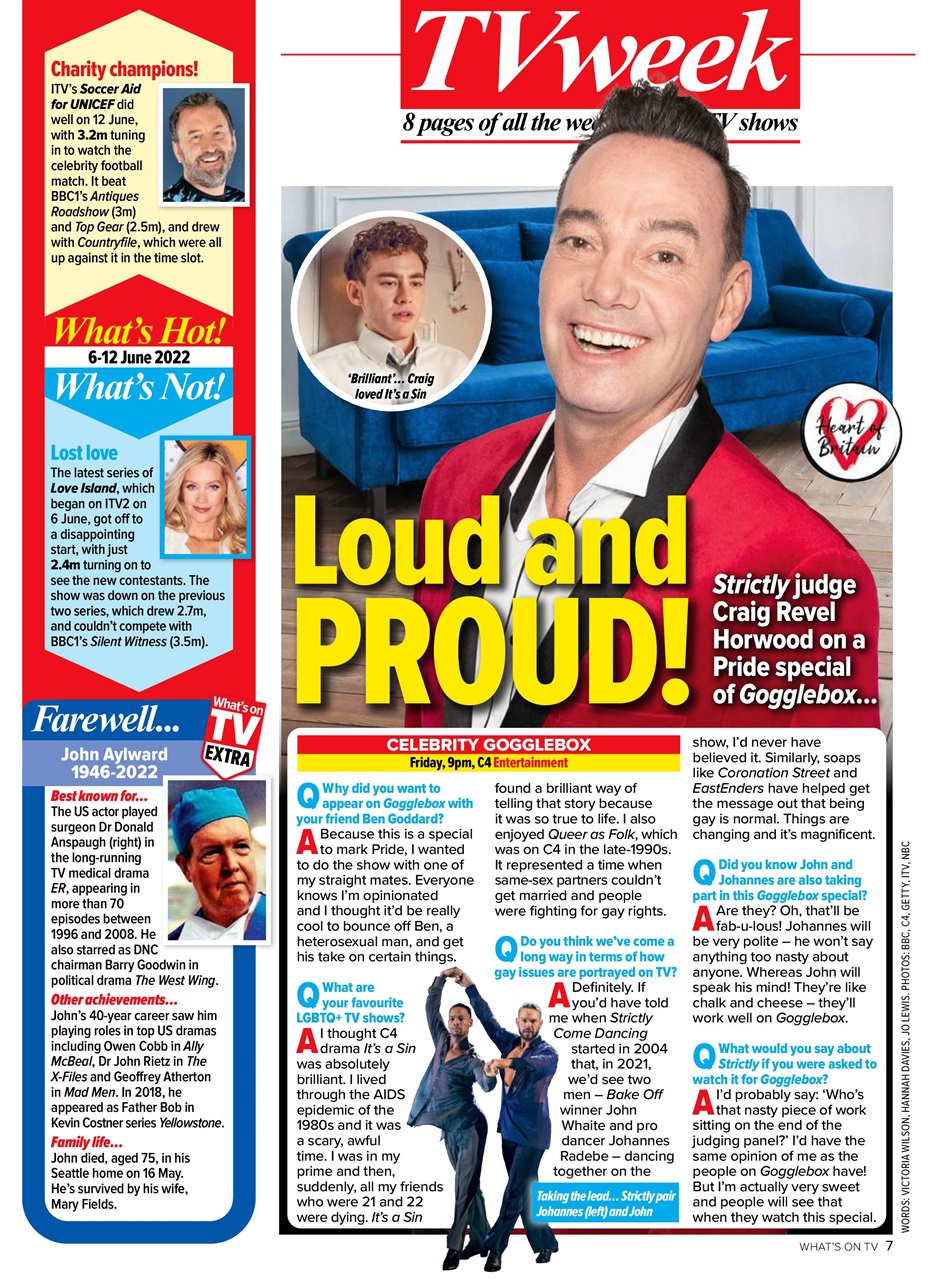 What's on TV Preview Pages