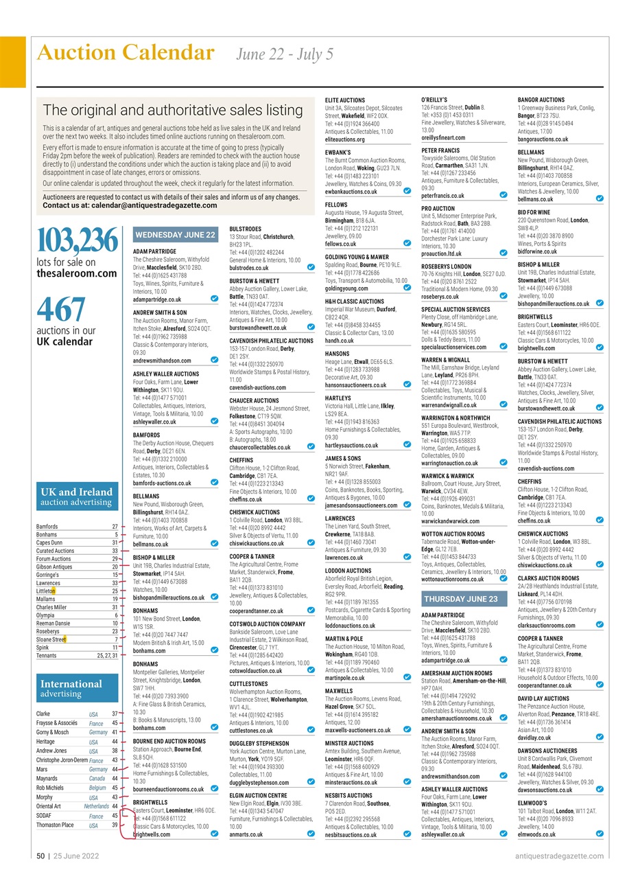 Antiques Trade Gazette Preview Pages
