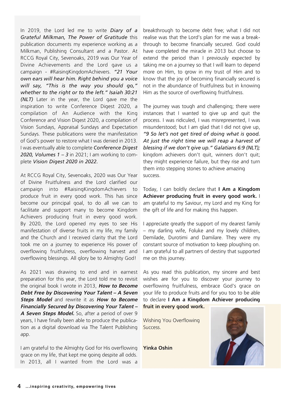 The Talent Publishing Preview Pages