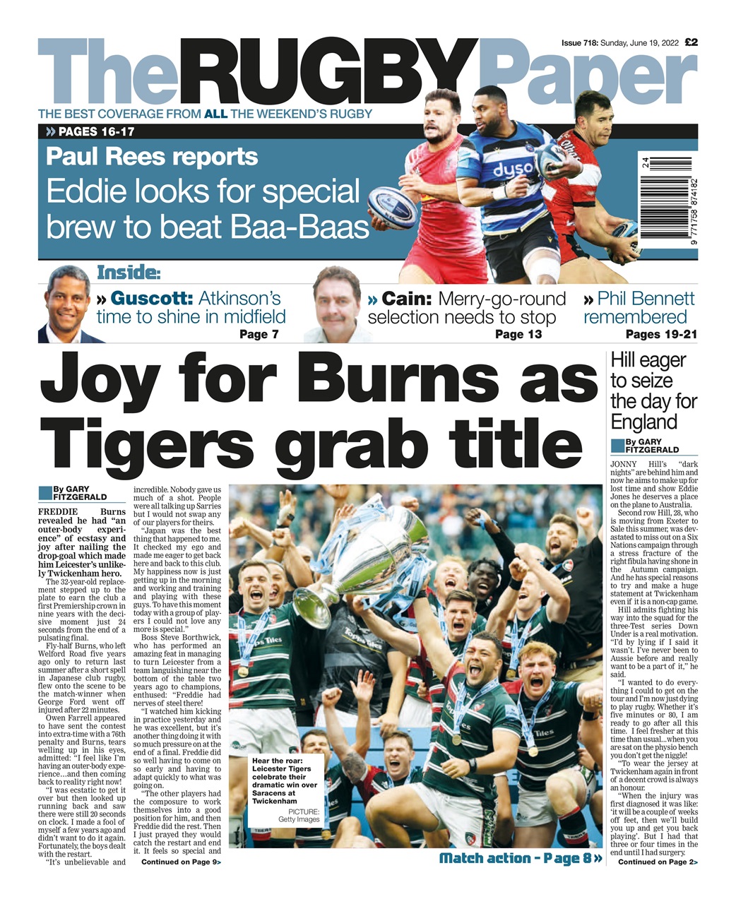 The Rugby Paper Preview Pages