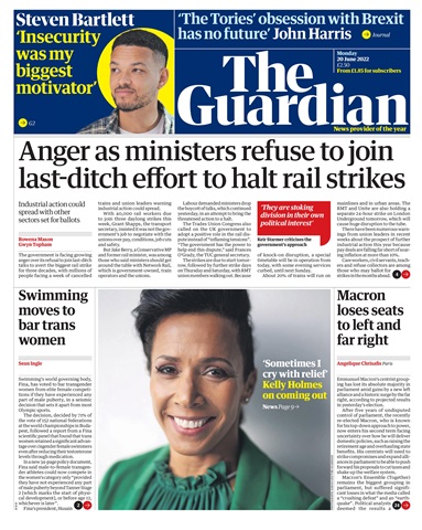 The Guardian Newspaper issue Monday, June 20, 2022