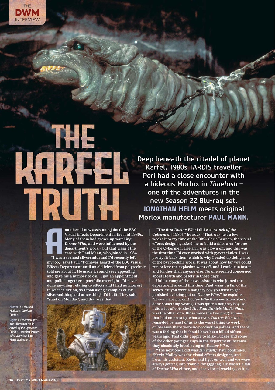 Doctor Who Magazine Preview Pages