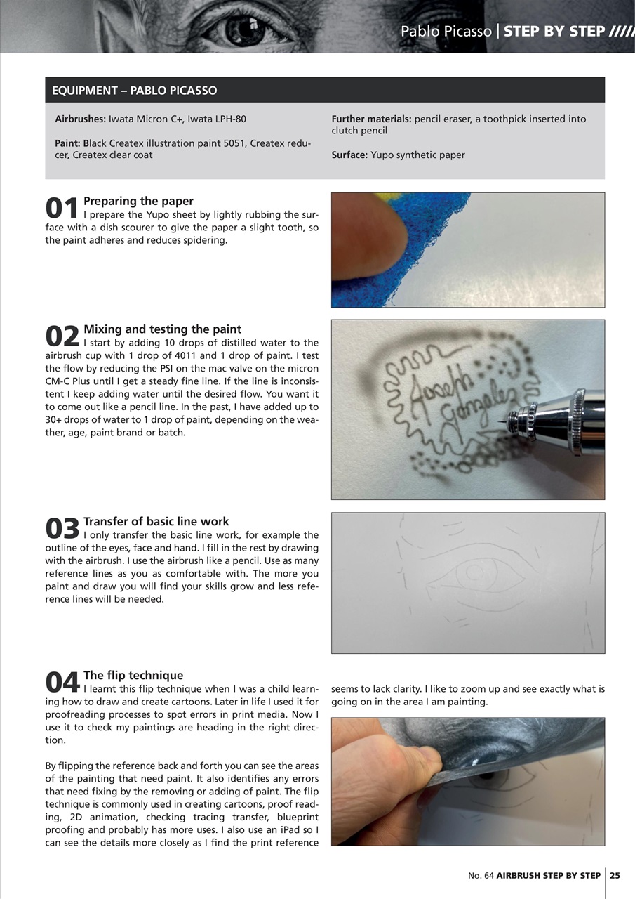 Airbrush Step by Step Preview Pages