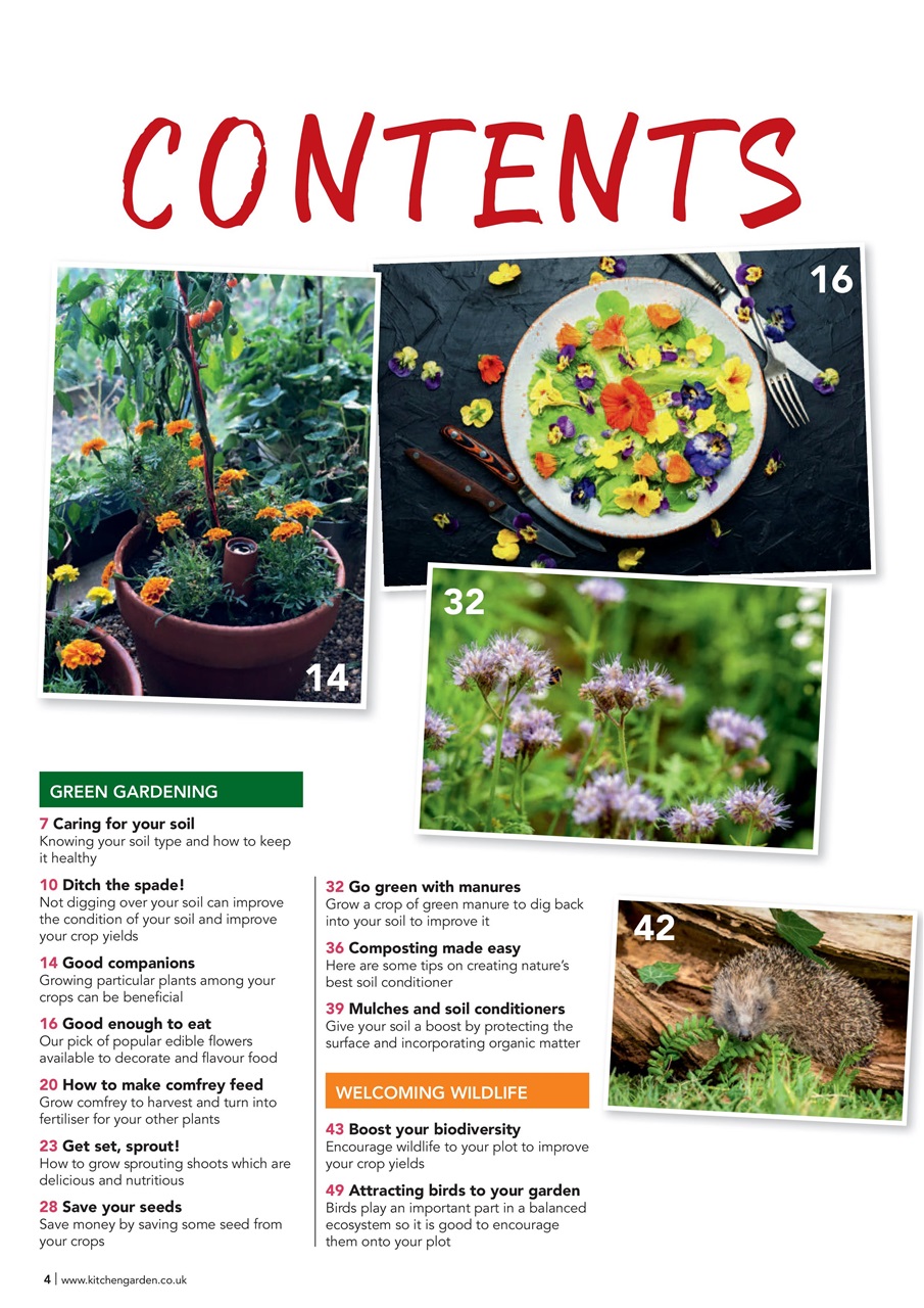 Kitchen Garden Magazine Preview Pages