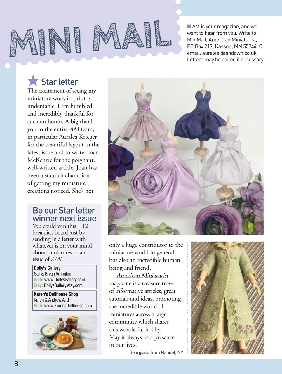 American Miniaturist Preview Pages