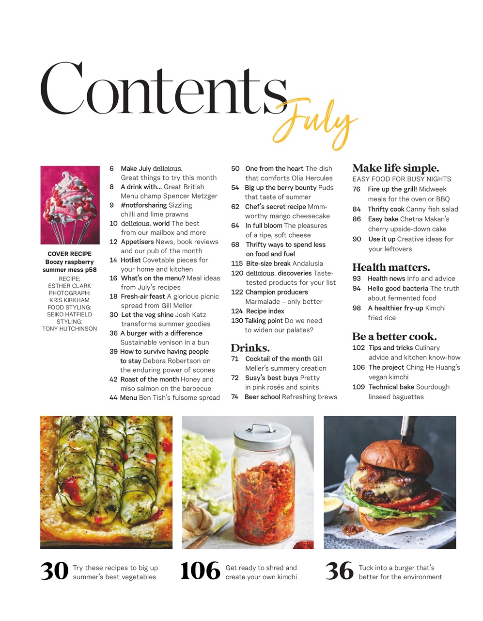 delicious. Magazine Preview Pages