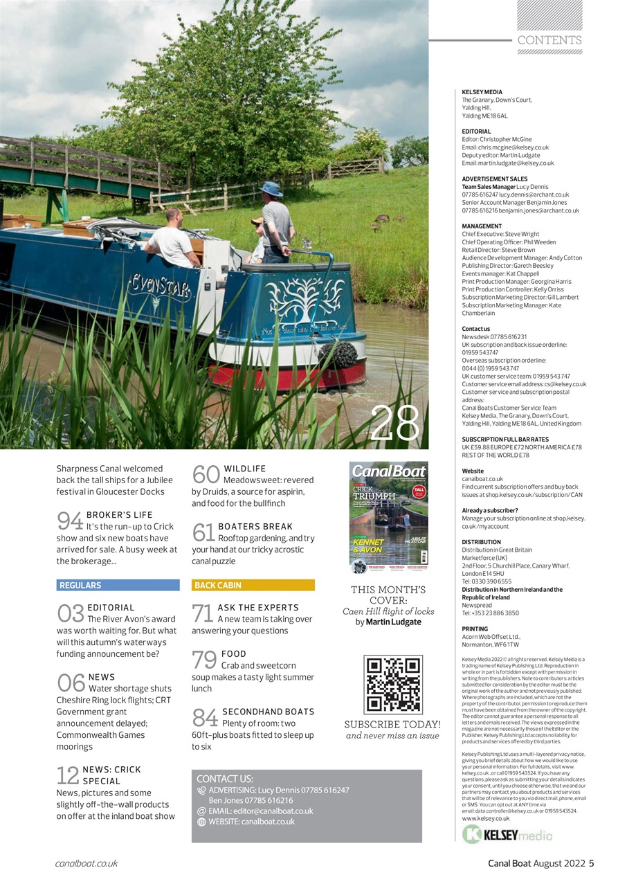 Canal Boat Preview Pages