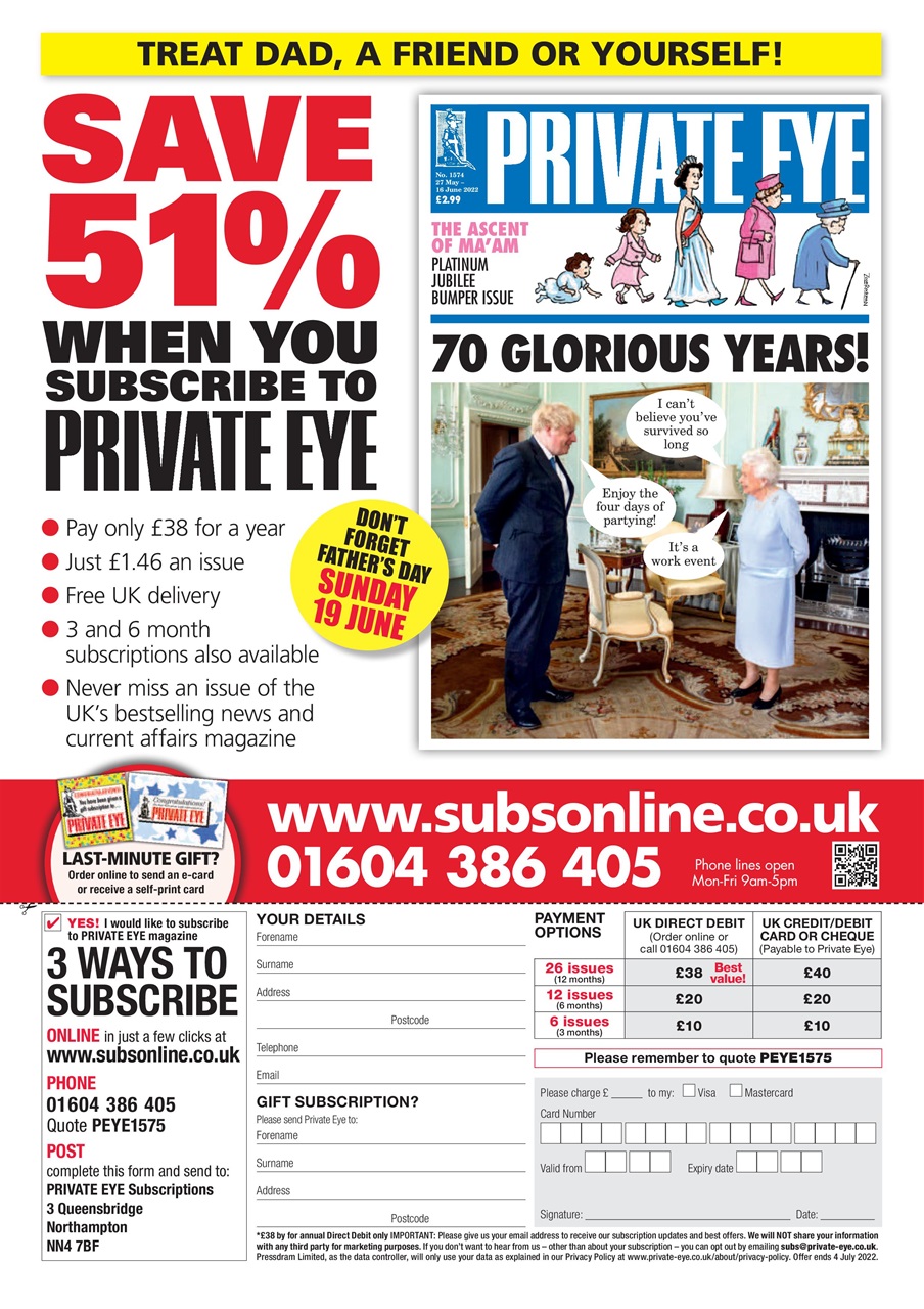 Private Eye Preview Pages