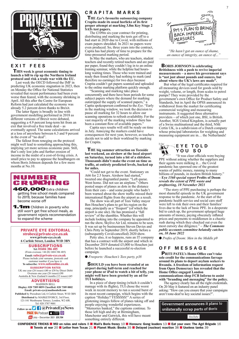 Private Eye Preview Pages