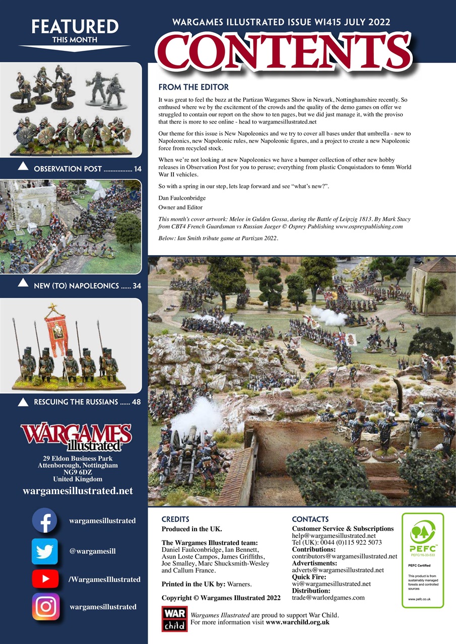 Wargames Illustrated Preview Pages