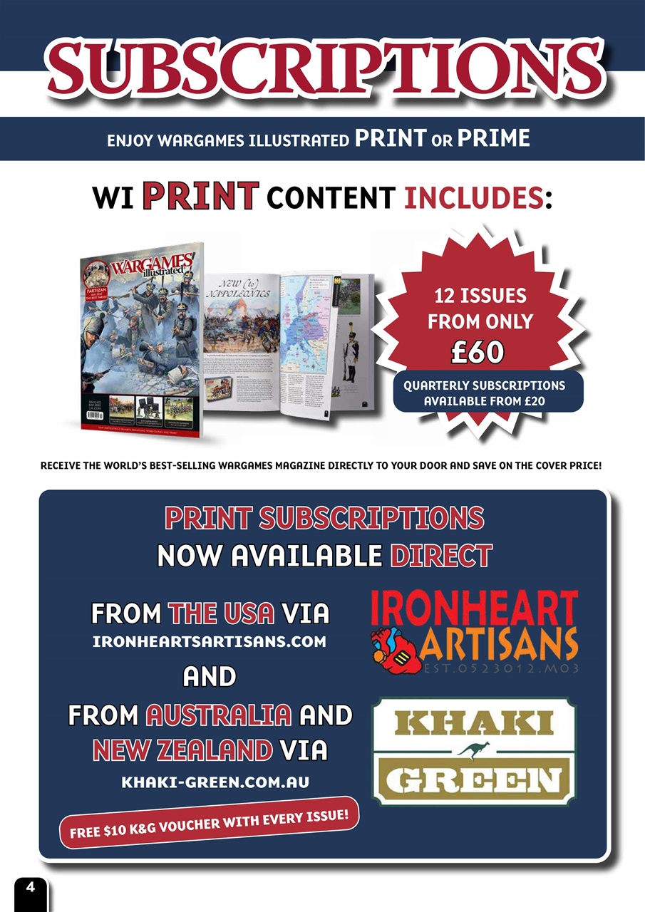 Wargames Illustrated Preview Pages
