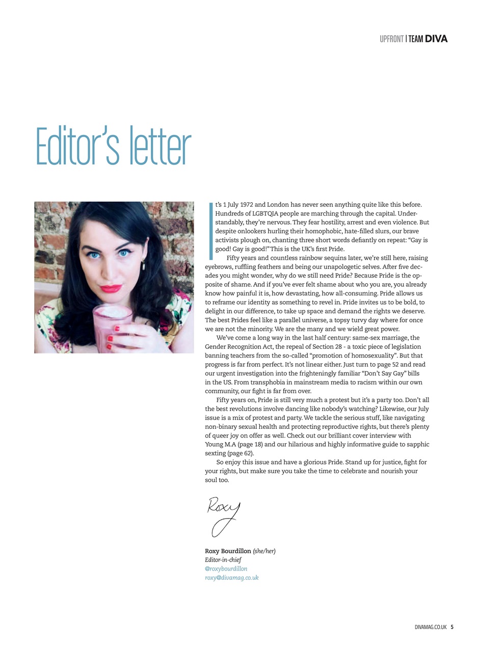 DIVA Magazine Preview Pages