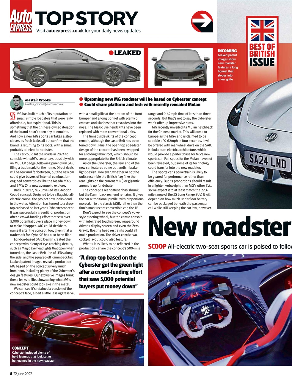 Auto Express Preview Pages