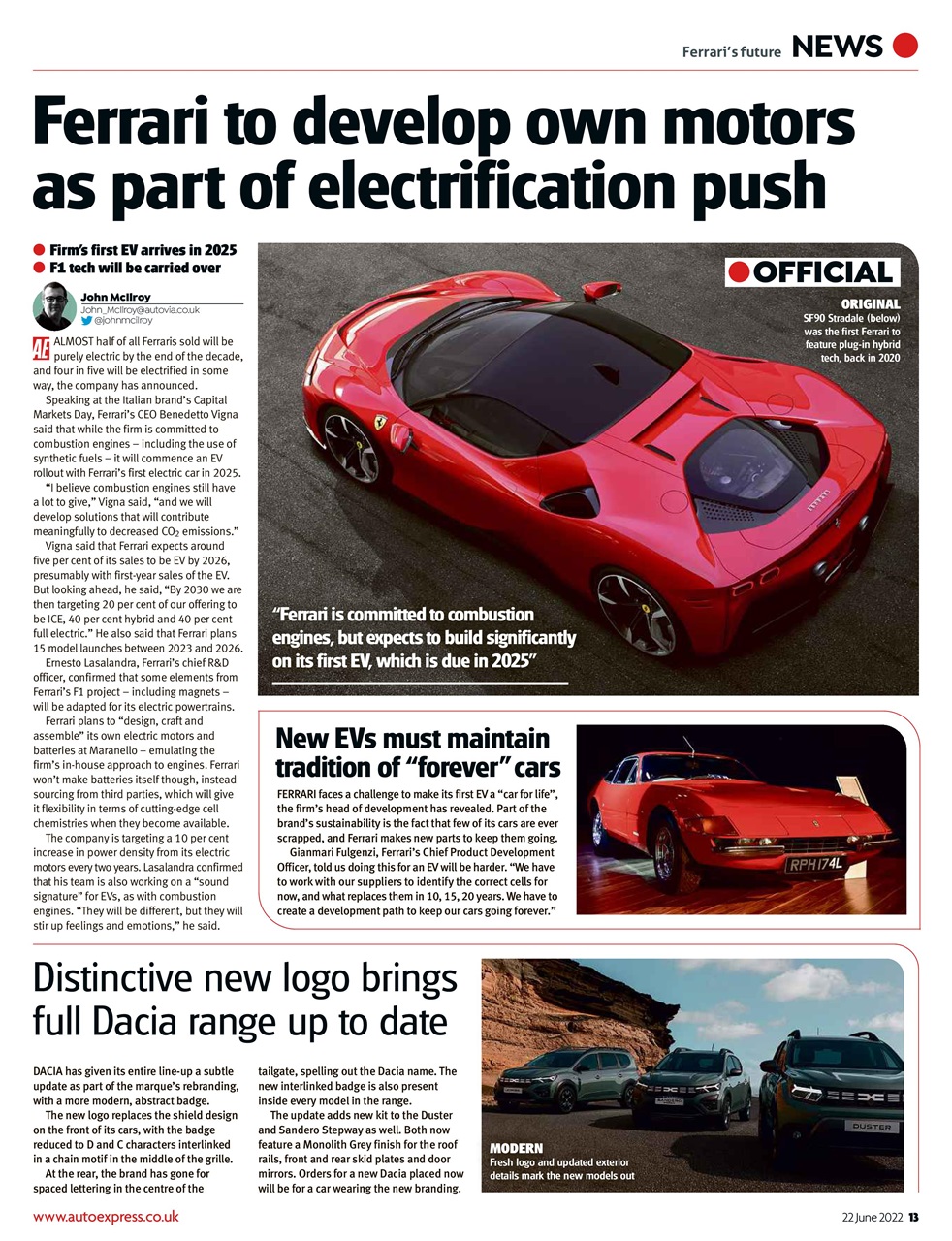 Auto Express Preview Pages