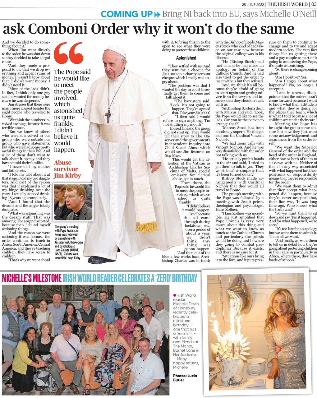 Irish World Preview Pages