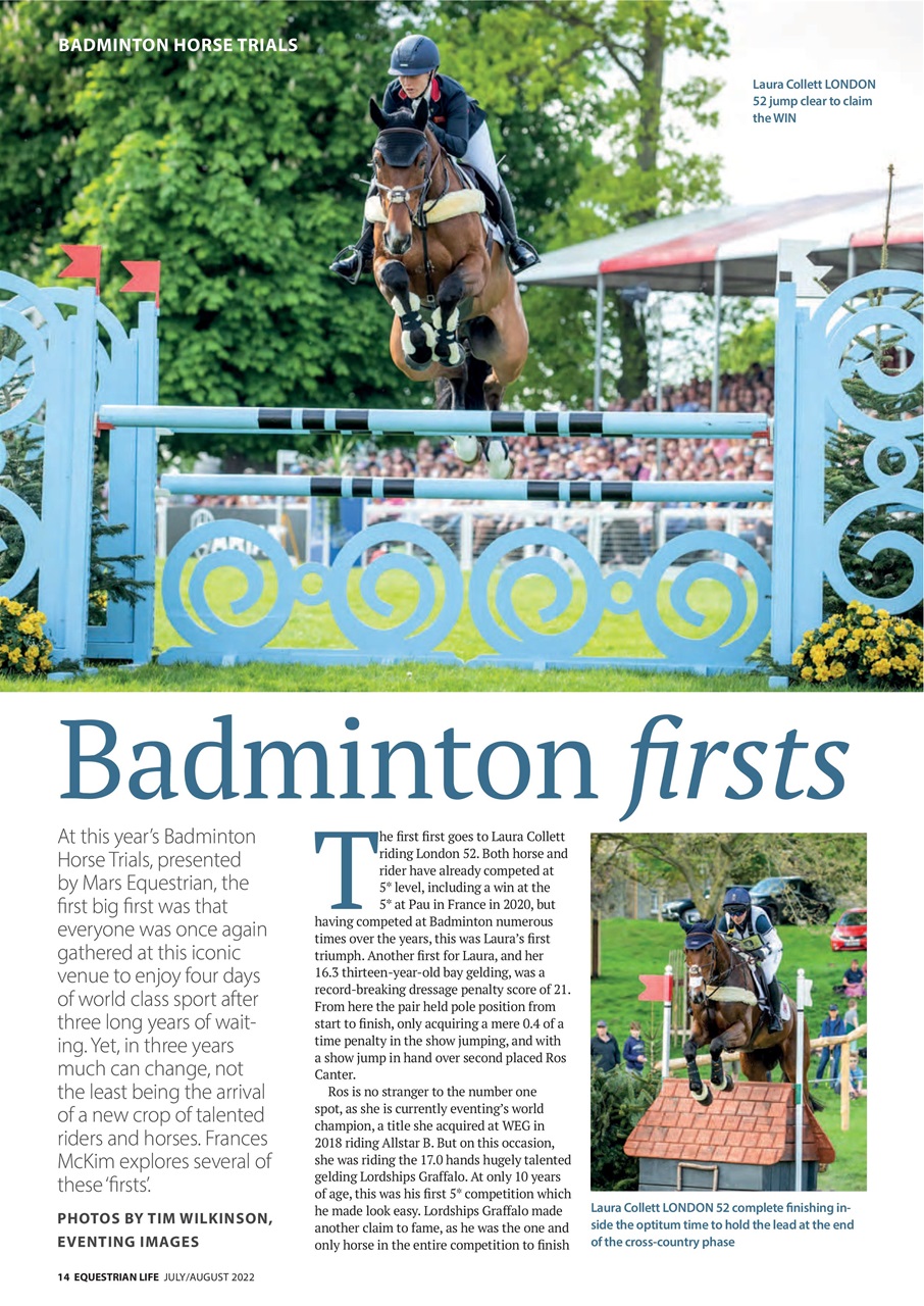 Equestrian Life Magazine Preview Pages