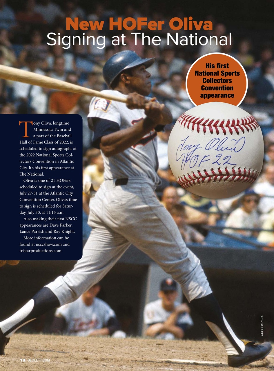 Beckett Baseball Magazine Preview Pages