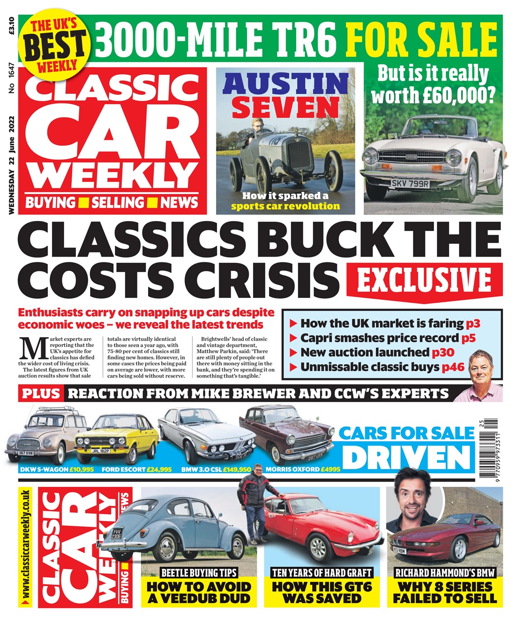 Classic Car Weekly Preview Pages