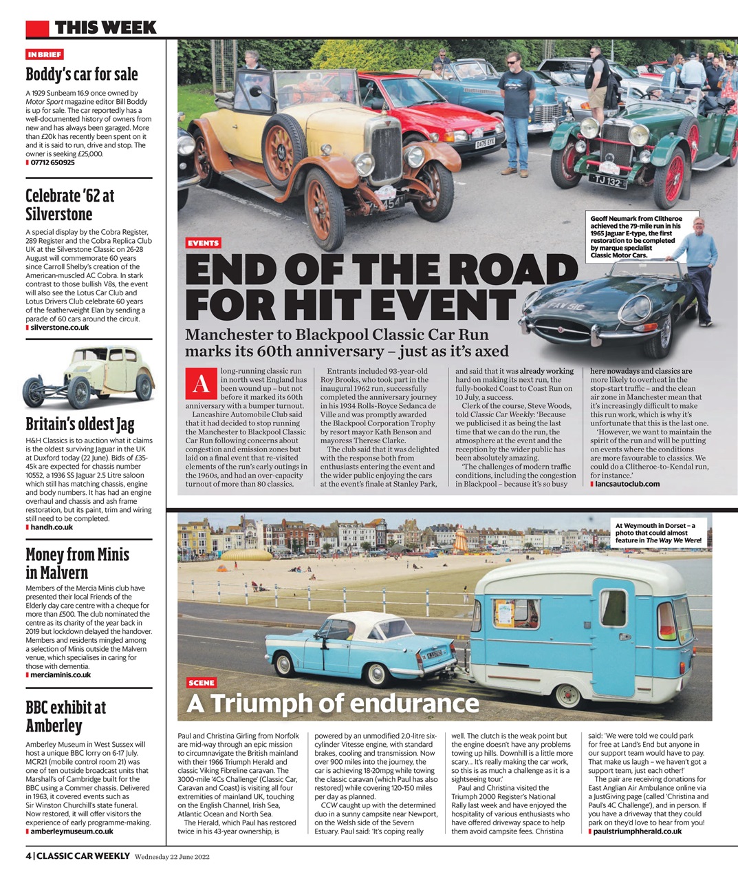 Classic Car Weekly Preview Pages